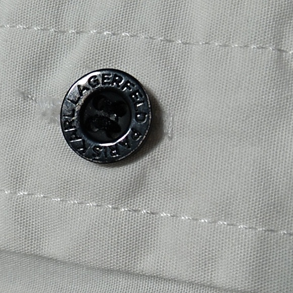 SALE! NWOT Karl Lagerfeld Paris Limited Edition Hi Lo Shirt Sz.LG (BX51) - Picture 6 of 13